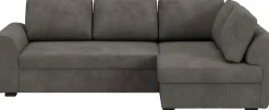 COTTA Ecksofa »Drift L-Form mit Ottomane, B: 253 cm« optional auch mit Schlaffunktion, Wellenunterfederung