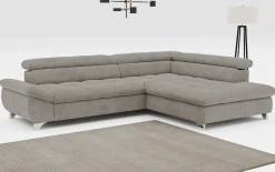 COTTA Ecksofa »Gemini L-Form, B: 312 cm« mit Kopfteilverstellung, optional Schlaffunktion