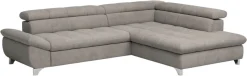 COTTA Ecksofa »Gemini L-Form, B: 312 cm« mit Kopfteilverstellung, optional Schlaffunktion