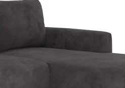 COTTA Ecksofa »Giro L-Form,B: 252 cm, abgerundete Kanten, bequeme Wellenunterfederung« +PUR Schaum, opt. Schlaffunktion + Bettkasten,LF 202x128cm Trendstoffe