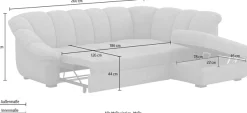 COTTA Ecksofa »Mado, Breite 260 cm« verschiedene Sofas individuell kombinierbar