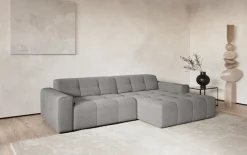 COTTA Ecksofa »Sento L-Form, B:280 cm, Chenille-Struktur, XXL Recamiere B: 133cm«