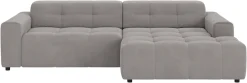 COTTA Ecksofa »Sento L-Form, B:280 cm, Chenille-Struktur, XXL Recamiere B: 133cm«