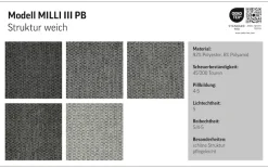 COTTA Polsterbett »MILLI III wahlweise mit Bettkasten« erhältlich in den Größen 160x200cm & 180x200cm