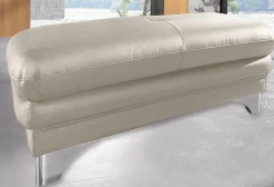 COTTA Polstergarnitur »Enterprise« Set,Set bestehend aus: 3-Sitzer mit Arm- & Kopfteilverstellung & Hocker