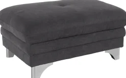 COTTA Polstergarnitur »Enterprise« Set,Set bestehend aus 2,5-Sitzer mit Arm- & Kopfteilverstellung & Hocker