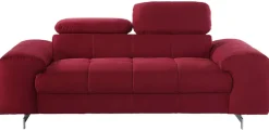 COTTA 2-Sitzer »Chef« Big-Sofa mit Kopfteilverstellung, edle Metallkufen