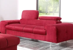 COTTA 2-Sitzer »Chef« Big-Sofa mit Kopfteilverstellung, edle Metallkufen