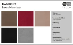 COTTA 2-Sitzer »Chef« Big-Sofa mit Kopfteilverstellung, edle Metallkufen