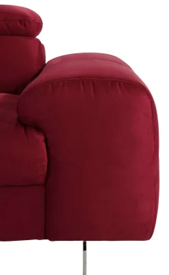 COTTA 2-Sitzer »Chef« Big-Sofa mit Kopfteilverstellung, edle Metallkufen