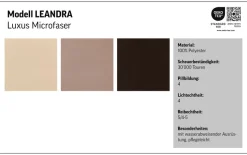 COTTA 2-Sitzer »Leandra« Polstergarnitur, auch als Set erhältlich