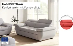 COTTA 2-Sitzer »Speedway« Big-Sofa mit Kopfteilverstellung