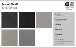 COTTA Wohnlandschaft »Emma U-Form, B: 328 cm« mit Kopfteilverstellung, optional Schlaffunktion & Bettkasten