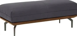 Creation BY ROLF BENZ Polsterhocker »CR.420, Designhocker, Sitzhocker« in 2 Bezugsqualitäten, Holzrahmen in Eiche Natur oder Nussbaum
