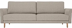 Creation BY ROLF BENZ 2-Sitzer »CR.450, Designsofa, Loungesofa« modern Landhaus, Füße in Nussbaum, Breite 168 cm