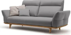 Creation BY ROLF BENZ 3-Sitzer »CR.460 Designsofa mit erstklassigem Sitzkomfort« Sockel in Nussbaum, Füße Nussbaum, Breite 208 cm