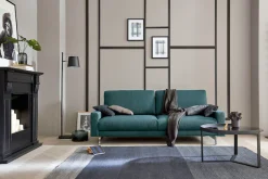 Creation BY ROLF BENZ 2,5-Sitzer »CR.450, Designsofa, Loungesofa« Armlehne niedrig, Fuß chromfarben glänzend, Breite 184 cm
