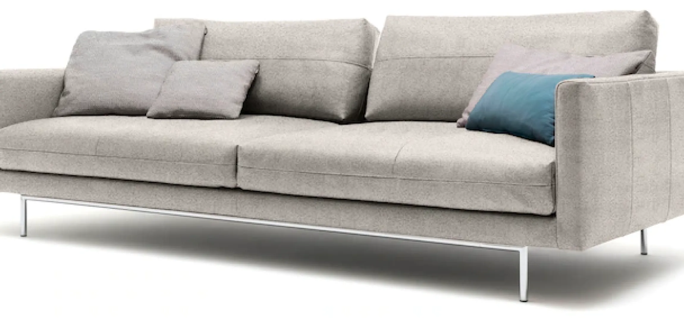 Creation BY ROLF BENZ 4-Sitzer »CR.414, Designsofa, Loungesofa« Wahlweise aus Leder oder Chenille