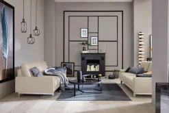 Creation BY ROLF BENZ 2-Sitzer »CR.450, Designsofa, Loungesofa, bequem und elegant« Armlehne niedrig, Fuß chromfarben glänzend, Breite 164 cm