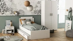 Demeyere GROUP Einzelbett »Life« optional mit Schublade für 2.Schlafplatz,stilvolles Design