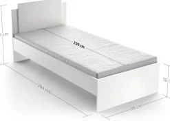 Demeyere GROUP Einzelbett »Life« optional mit Schublade für 2.Schlafplatz,stilvolles Design