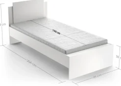 Demeyere GROUP Einzelbett »Life« optional mit Schublade für 2.Schlafplatz,stilvolles Design