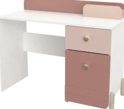 Demeyere GROUP Kinderschreibtisch »Jade« Schublade, Stauraum, Runde Knopfgriffe mit Roségold-Finish