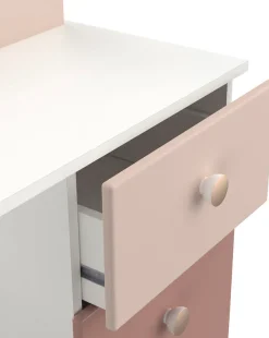 Demeyere GROUP Kinderschreibtisch »Jade« Schublade, Stauraum, Runde Knopfgriffe mit Roségold-Finish