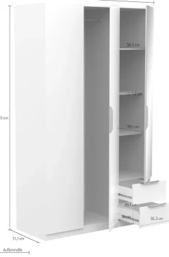 Demeyere GROUP Kleiderschrank »Ghost«