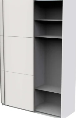 Demeyere GROUP Schiebetürenschrank »Alhambra« B/H/T ca. 148/224/60cm,viel Stauraum, 2 Kleiderstangen aus Stahl, viele Ablageflächen