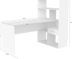 Demeyere GROUP Schreibtisch »Strate« Schreibtisch Regal 1 Schublade