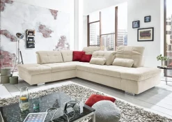 Die PlanBar Ecksofa »MP-IN17004 L-Form, Breite 323 cm, mit Kaltschaum-Polsterung« inkl. Sitztiefenverstellung, wahlweise weitere Funktionen