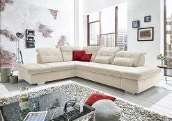Die PlanBar Ecksofa »MP-IN17004 L-Form, Breite 323 cm, mit Kaltschaum-Polsterung« inkl. Sitztiefenverstellung, wahlweise weitere Funktionen