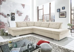 Die PlanBar Ecksofa »MP-IN17004 L-Form, Breite 323 cm, mit Kaltschaum-Polsterung« inkl. Sitztiefenverstellung, wahlweise weitere Funktionen