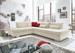 Die PlanBar Ecksofa »MP-IN17004 L-Form, Breite 323 cm, mit Kaltschaum-Polsterung« inkl. Sitztiefenverstellung, wahlweise weitere Funktionen
