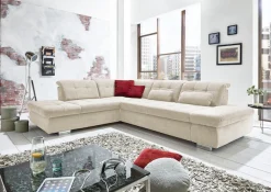 Die PlanBar Ecksofa »MP-IN17004 L-Form, Breite 323 cm, mit Kaltschaum-Polsterung« inkl. Sitztiefenverstellung, wahlweise weitere Funktionen
