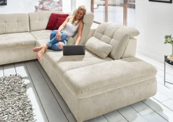Die PlanBar Ecksofa »MP-IN17004 L-Form, Breite 323 cm, mit Kaltschaum-Polsterung« inkl. Sitztiefenverstellung, wahlweise weitere Funktionen