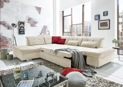 Die PlanBar Ecksofa »MP-IN17004 L-Form, Breite 323 cm, mit Kaltschaum-Polsterung« inkl. Sitztiefenverstellung, wahlweise weitere Funktionen