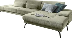 Die PlanBar Ecksofa »MP-IN20126 L-Form mit Kaltschaum-Polsterung« mit Kopfteilverstellung, optional Sitztiefen- & Armteilverstellung
