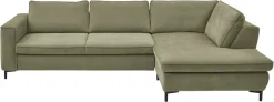 Die PlanBar Ecksofa »MP-IN24153, L-Form, Breite 289 cm« wahlweise mit Schlaffunktion und verstellbaren Kopfstützen