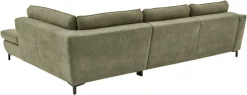 Die PlanBar Ecksofa »MP-IN24153, L-Form, Breite 289 cm« wahlweise mit Schlaffunktion und verstellbaren Kopfstützen