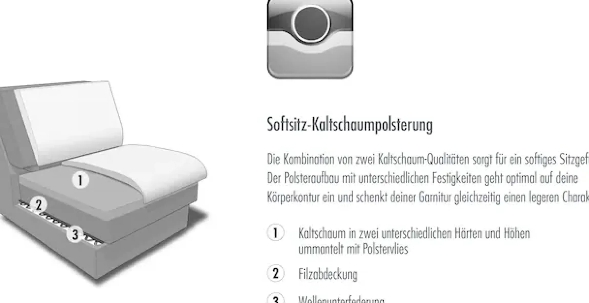 Die PlanBar Ecksofa »MP-IN24083« SoftSitz-Kaltschaumpolsterung, wahlweise mit motorischer Vorziehbank