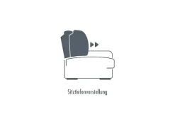 Die PlanBar Ecksofa »MP-IN16012 U-Form, mit Federkern-Polsterung« inkl. Sitztiefenverstellung wahlweise mit weiteren Funktionen