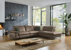 Die PlanBar Ecksofa »PN-EM20091, L-Form, Breite 297 cm« inkl. Kopfteilverstellung, optional elektr. Relaxfunktion u. Stauraum