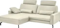 Die PlanBar Ecksofa »PN-EM20028 L-Form mit Kopfstützen« wahlweise mit motorischem Canape