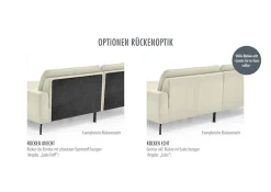 Die PlanBar Ecksofa »PN-EM20028 L-Form mit Kopfstützen« wahlweise mit motorischem Canape