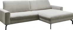 Die PlanBar Ecksofa »ZE-EM20028 L-Form, Breite 248 cm« wahlweise mit Kopfstützen und Sitztiefenverstellung