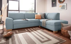 DOMO collection Ecksofa »Incanto kubische Formensprache, komfortabel, L-Form« wahlweise mit Bettfunktion