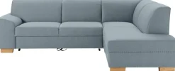 DOMO collection Ecksofa »Incanto kubische Formensprache, komfortabel, L-Form« wahlweise mit Bettfunktion