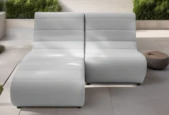 DOMO collection Ecksofa »Soleil, pflegeleichter und wetterfester Bezug L-Form« Outdoor, besonderes Design und Formgebung, individuell erweiterbar